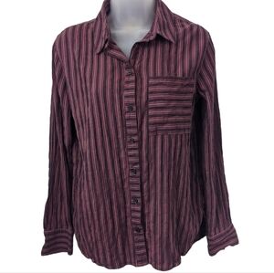 Treasure & Bond Boyfriend Fit Button Down Sz XS